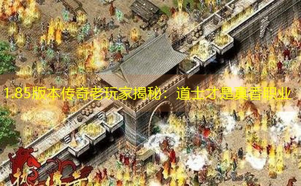 1.85版本传奇老玩家揭秘：道士才是真香职业
