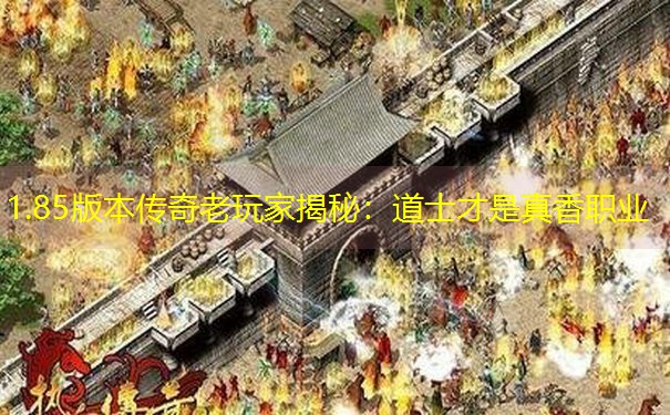 1.85版本传奇老玩家揭秘：道士才是真香职业