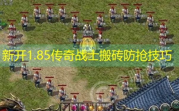 新开1.85传奇战士搬砖防抢技巧